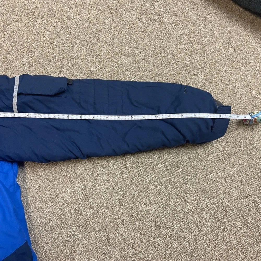 Columbia: Kids Blue / Gray Heavy Snow Coat, Size 10/12